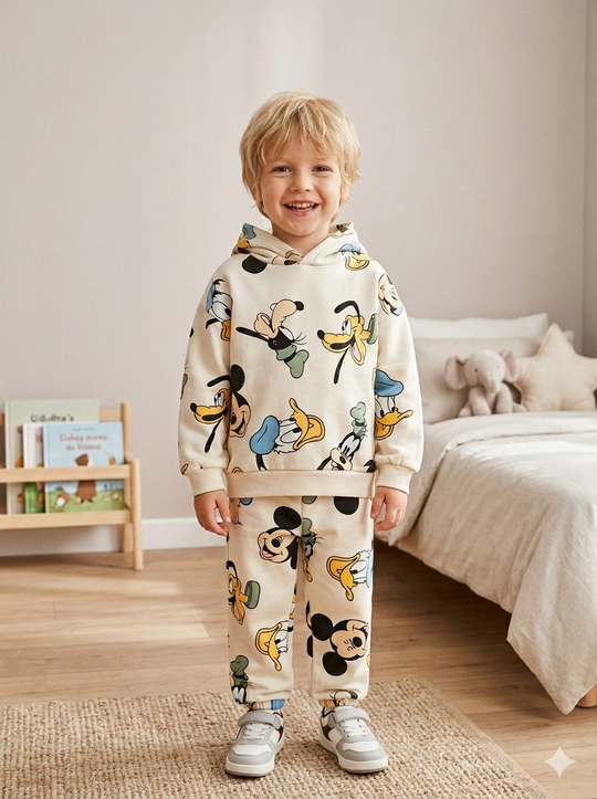 Conjunto Sudadera Importada  Mickey & Friends