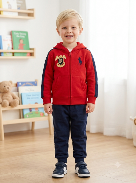 Conjunto Sudadera Importada Premium Polo Ralph con Capota