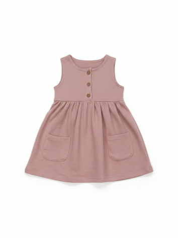 Vestido Niña Playero – Frescura y Estilo Terracota
