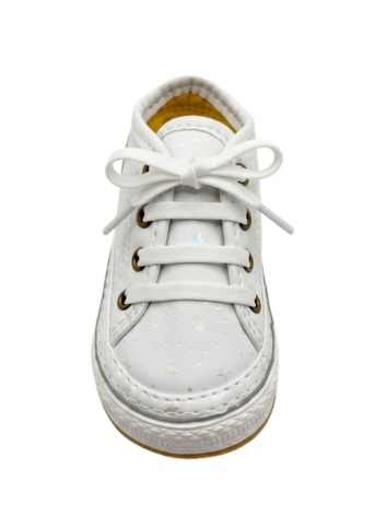 Tenis Caminantes para Niña Tenis – Blanco con Estrellas  (Suela Flexible)
