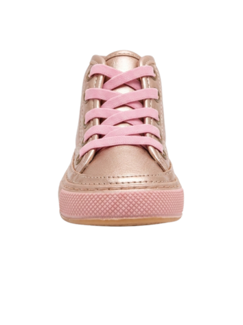 Bota Caminante para Niña - Bronce Metalizado (Suela Flexible)