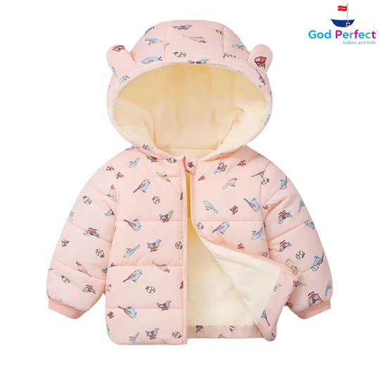 Chaqueta Impermeable Pajaritos Niña