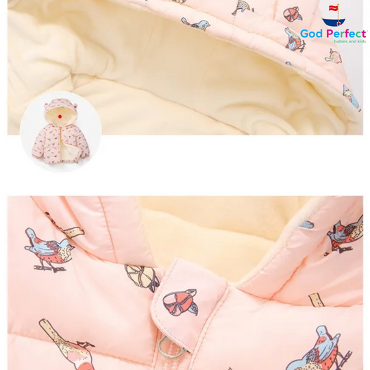 Chaqueta Impermeable Pajaritos Niña